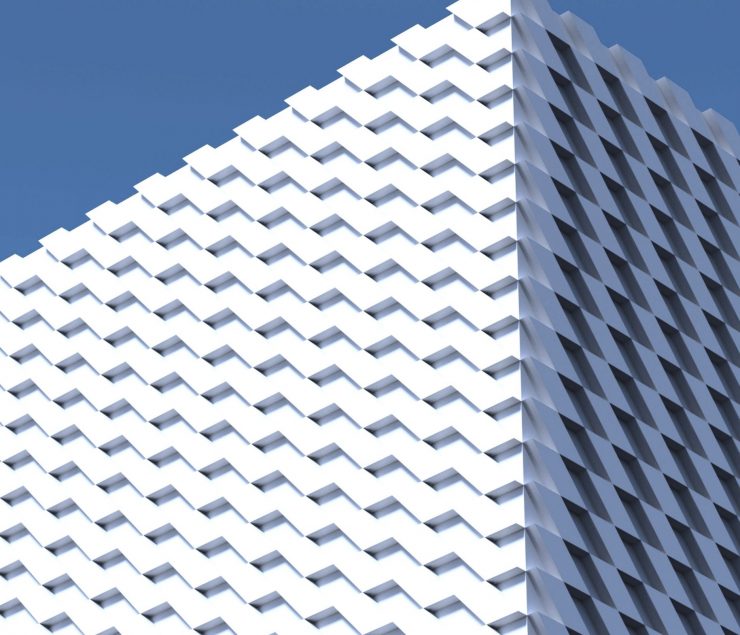 White-geometric-architecture